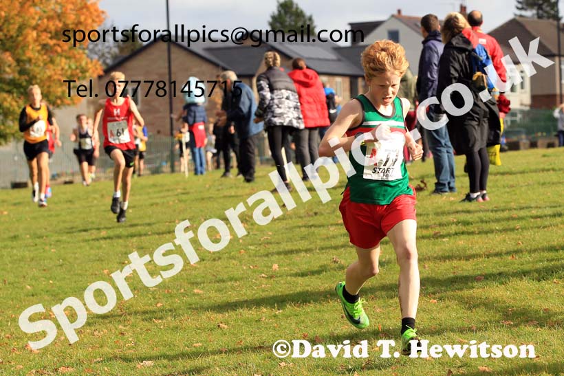 Boys under-13s 2022 Northern Cross Country Relays, Graves Park, Sheffield. Photo: David T. Hewitson/Sports for All Pics